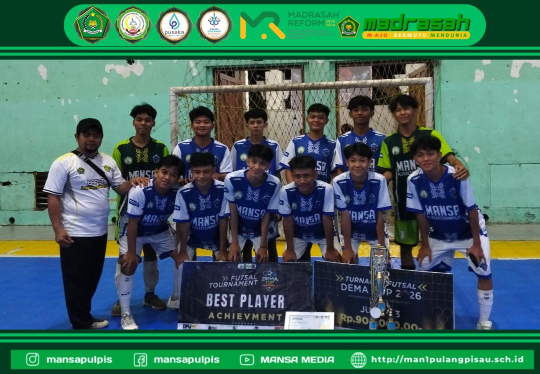 TIM FUTSAL MAN 1 PULANG PISAU PLUS KETERAMPILAN MENJADI JUARA